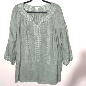 JJill tunic top size large